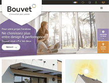 Tablet Screenshot of menuiseries-bouvet.com